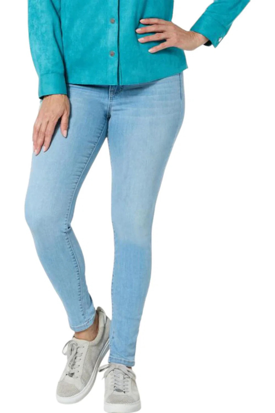 Colleen Lopez 5-Pocket Skinny Jeans Diamond Wash - Regular